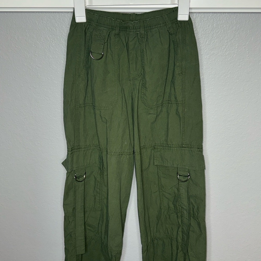 Wild Fable Olive Green Mid Rise Cargo Pants XXS - Picture 4 of 7